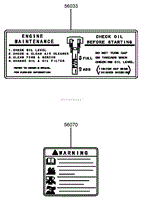 DECAL ASSEMBLY KAWASAKI FH541V-BS50-R