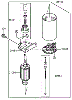 STARTER ASSEMBLY KAWASAKI FH541V-BS50-R