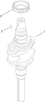 CRANKSHAFT ASSEMBLY KOHLER SV540-0019