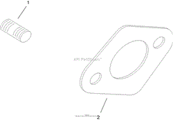 EXHAUST AND GASKET ASSEMBLY KOHLER SV540-0019