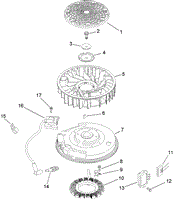 IGNITION AND ELECTRICAL ASSEMBLY KOHLER SV540-0019