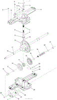 SINGLE SPEED TRANSMISSION ASSEMBLY NO. 112-0368