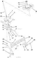 STEERING SHAFT AND FRONT AXLE ASSEMBLY