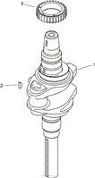 CRANKSHAFT ASSEMBLY KOHLER SV590-0019