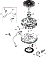 IGNITION AND ELECTRICAL ASSEMBLY KOHLER SV590-0019