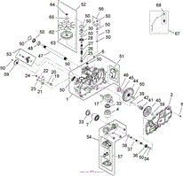 RH HYDRO DRIVE ASSEMBLY NO. 110-6771