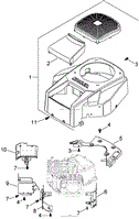 BLOWER HOUSING ASSEMBLY KOHLER SV720-0029