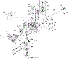 LH HYDRO DRIVE ASSEMBLY NO. 110-6770