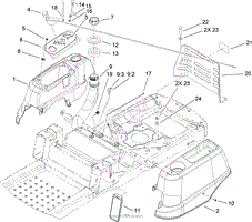 STYLING AND FUEL SYSTEM ASSEMBLY