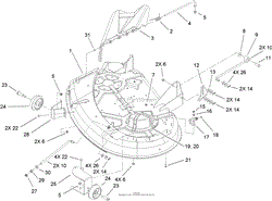 38IN DECK ASSEMBLY