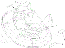 38IN DECK DECAL ASSEMBLY NO. 107-9139