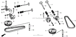 CAMSHAFT ASSEMBLY HONDA GXV530 EXA2