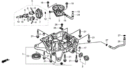 OIL PAN ASSEMBLY HONDA GXV530 EXA2