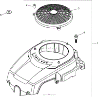 BLOWER HOUSING ASSEMBLY KOHLER SV610-0020