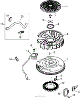 IGNITION AND ELECTRICAL ASSEMBLY KOHLER SV610-0020