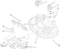 38 INCH DECK ENGAGEMENT ASSEMBLY