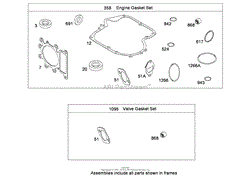 GASKET SET BRIGGS AND STRATTON MODEL 31E777-0130-E1