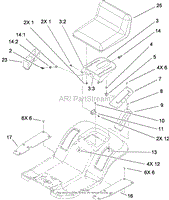 REAR BODY AND SEAT ASSEMBLY