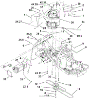 ENGINE AND FUEL TANK ASSEMBLY