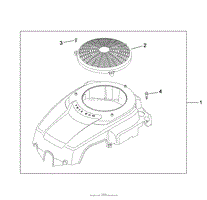 BLOWER HOUSING ASSEMBLY KOHLER SV610-0211