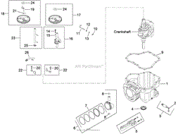 CRANKCASE ASSEMBLY KOHLER SV610-0211