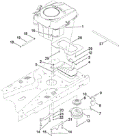 ENGINE AND CLUTCH ASSEMBLY