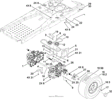 HYDRO DRIVE ASSEMBLY