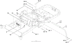 Toro 74823, TITAN ZX6000 Zero-Turn-Radius Riding Mower, 2009