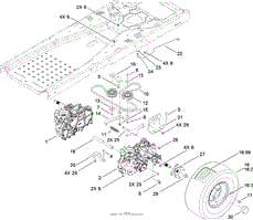 HYDRO TRACTION DRIVE ASSEMBLY