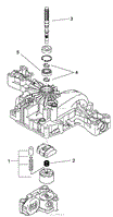 PUMP SHAFT ASSEMBLY TRANSMISSION ASSEMBLY NO. 114-3155