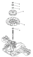 FAN PULLEY ASSEMBLY TRANSMISSION ASSEMBLY NO. 114-3155