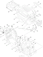 FUEL TANK, HOOD AND DASH ASSEMBLY