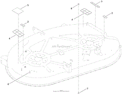 42 INCH DECK ASSEMBLY NO. 119-8840