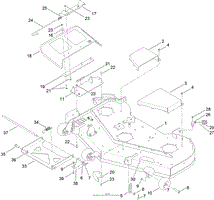 54 INCH DECK ASSEMBLY