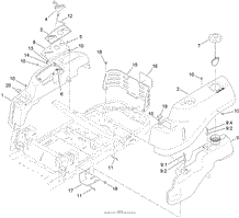 BODY STYLING AND FUEL POD ASSEMBLY