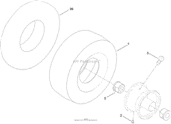 CASTER WHEEL ASSEMBLY NO. 120-5515