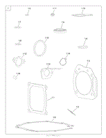 GASKET AND SEAL KIT ENGINE ASSEMBLY NO. 127-9358