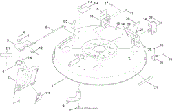 32 INCH DECK ASSEMBLY