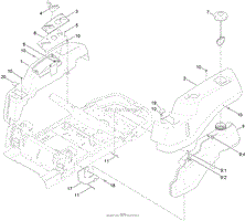 BODY STYLING AND FUEL TANK ASSEMBLY