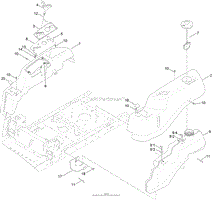 BODY STYLING AND FUEL TANK ASSEMBLY