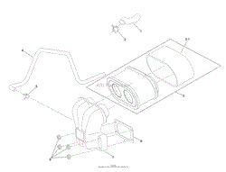 AIR INTAKE AND FILTRATION ASSEMBLY ENGINE ASSEMBLY NO. 127-9041