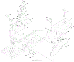 BODY STYLING AND FUEL TANK ASSEMBLY