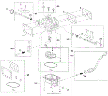 CARBURETOR ASSEMBLY NO. 127-9289 ENGINE ASSEMBLY 127-9041