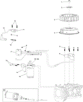 IGNITION AND ELECTRICAL ASSEMBLY ENGINE ASSEMBLY NO. 127-9358