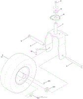 CASTER WHEEL ASSEMBLY