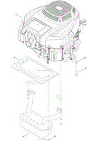 ENGINE AND MUFFLER ASSEMBLY