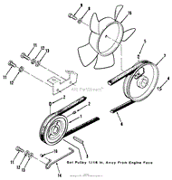 DRIVE BELT AND PULLEYS