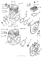 CRANKCASE &amp; CYLINDER HEAD