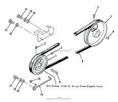 DRIVE BELT AND PULLEYS