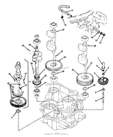 14HP ENGINE CRANKSHAFT &amp; CAMSHAFT ASSEMBLY